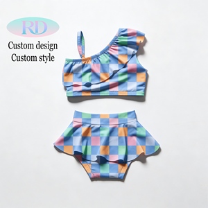 Maillots <span class=keywords><strong>de</strong></span> <span class=keywords><strong>bain</strong></span> pour filles, 2 pièces, UPF 30/50, doux pour la peau, séchage rapide, maillots <span class=keywords><strong>de</strong></span> <span class=keywords><strong>bain</strong></span> pour tout-petits, été, plage, piscine, service <span class=keywords><strong>de</strong></span> vente en gros OEM personnalisé - Product Image 1