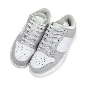 Lacets imprimés en polyester colorés de 8 mm pour baskets de sport et décontractées - Motif craquelé personnalisé, style plat et rond, multicolore - Product Image 5