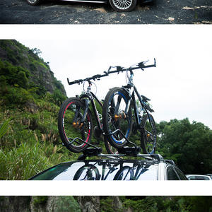 <span class=keywords><strong>Soporte</strong></span> de bicicleta de aluminio ajustable de liberación rápida, estante de estacionamiento de bicicleta montado en el <span class=keywords><strong>techo</strong></span> del coche plegable para uso en exteriores - Product Image 5