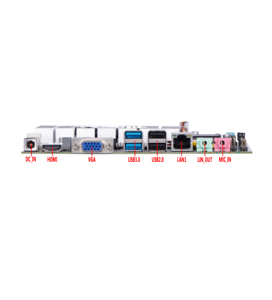 เมนบอร์ดคอมพิวเตอร์ตั้งโต๊ะ/แล็ปท็อป ราคาถูกจากจีน 12V Mini-ITX ใช้กับโปรเซสเซอร์ Core I7 3517U รุ่น M - Product Image 4
