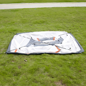<span class=keywords><strong>Tente</strong></span> de camping double couche ultra-légère et portable pour 2 personnes, imperméable et résistante à la pluie, avec poteaux en fibre de verre, pour le camping et la montagne - Product Image 4