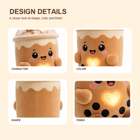 Peluche 4G IA parlante en forme de Bubble Tea pour enfants, apprentissage sans écran, soutien émotionnel