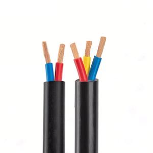 Inwall 1.5 2.5 4 câble de connexion d'alimentation en PVC 6 m² noir H05VV-F 3G1.5 3G2.5 <span class=keywords><strong>3G4</strong></span> câble de tuyau cordons robustes câble en cuivre - Product Image 1