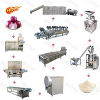 Nieuwste Ontwerp Ui Poeder Verwerking Machine Ui Poeder Productielijn 100-1500 Kg/u Ui Poeder Maken Machine Automatisch