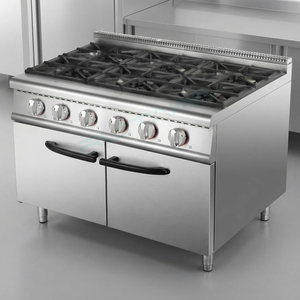 Ruitai Commerciële Gasfornuis 4-pits Hoog Rendement RVS Brander LPG/Aardgas Energiebesparend Gemakkelijk Reinigbaar - Product Image 5