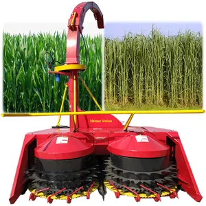 Two row Hot Sale Corn Sorghum Elephant Grass Silage harvester for Agriculture equipment double row forage silage harvester price