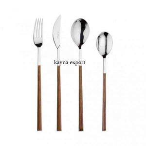 Juego de cubiertos modernos para restaurante, juego de cuchillos y cucharas populares para bodas y fiestas, nuevos cubiertos finos para comedor con tenedor, cuchara y cuchillo - Product Image 1