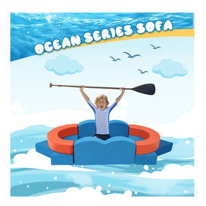 अनुकूलन योग्य इनडोर बच्चों के नरम स्पंज सोफा, मजेदार संपीड़न पहेली टुकड़ा सोफा - Product Image 3