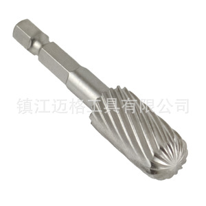 Five Piece Rotary File Set Hex Shank 1/4 In Hss High Speed Steel For Metal Drilling - Product Image 4