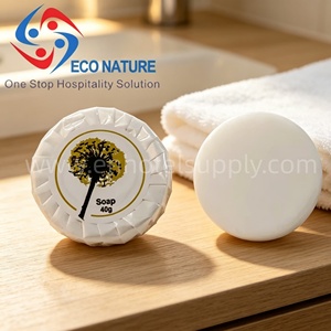Savon jetable bio ECO NATURE économique pour hôtel, voyage, spa, à base de glycérine, 10g-300g, formes carrées/rectangulaires/rondes/ovales - Product Image 2