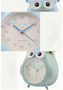 Reloj Despertador Infantil con Diseño de Búho, Color Personalizado, Metálico, Regalo Promocional Empresarial, Sin Sonido de Relojero - Product Image 3