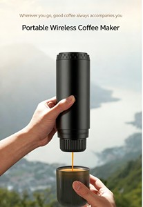 Machine à café portable électrique USB 2-en-1 avec logo personnalisé, 100 ml, 19 bars, auto-chauffante, pour <span class=keywords><strong>capsules</strong></span> et expresso - Product Image 4