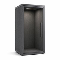 Cabine de bureau insonorisée, cabine téléphonique, espace privé au travail, cabine acoustique, réduction du bruit pour l'aménagement intérieur commercial, personnalisable