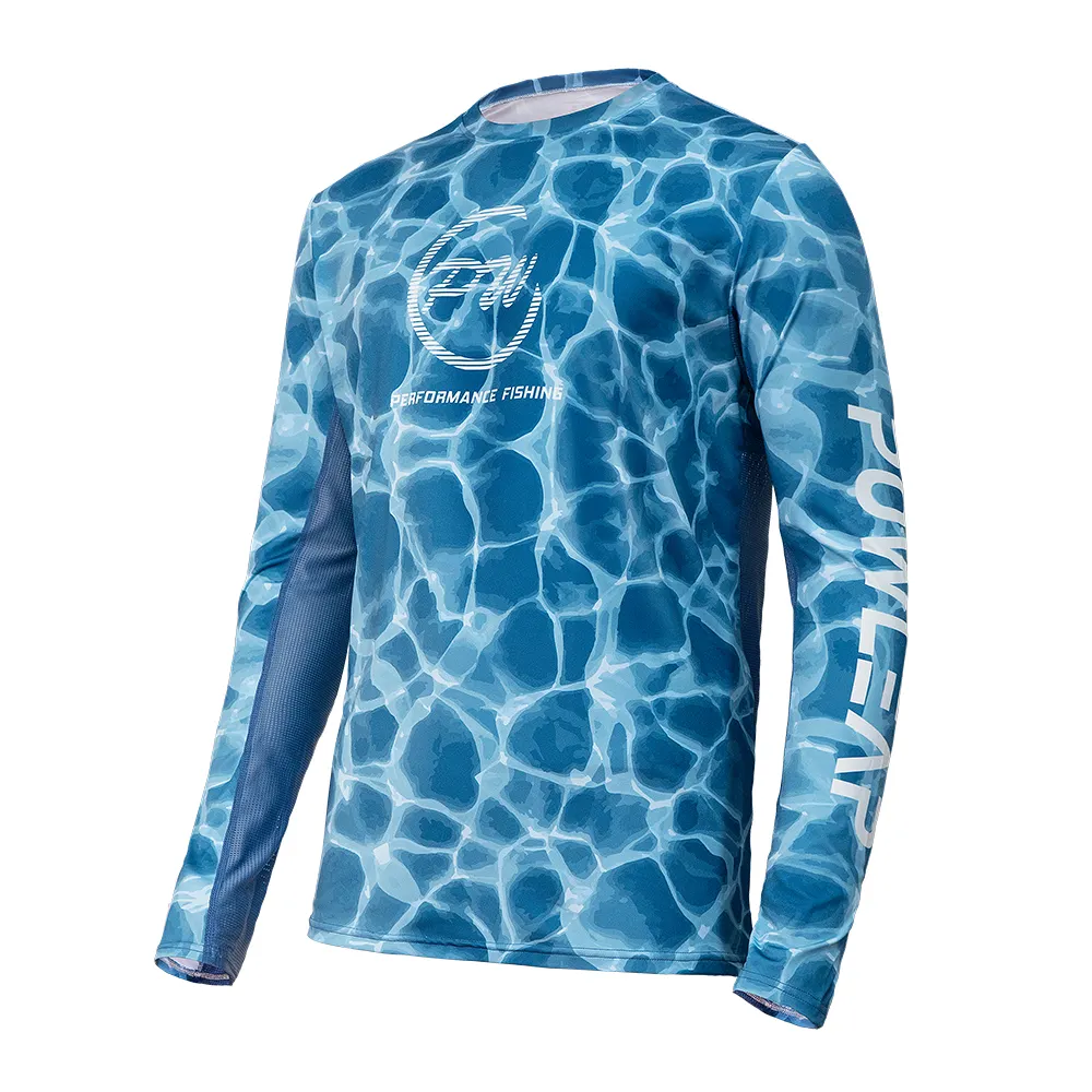 UPF 50 +-camisetas de pesca de manga larga con protección solar UV para hombre, ropa suave, uniforme deportivo para exteriores, Verano