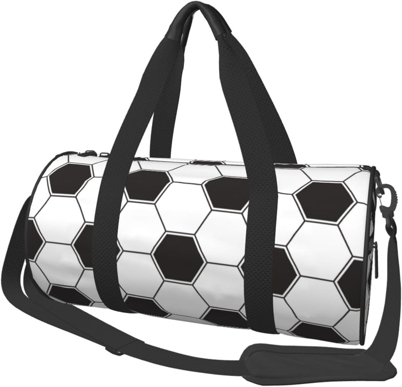 One size-black and white soccer funny football