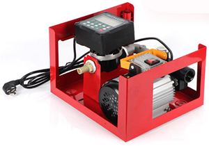 Kit de <span class=keywords><strong>pompe</strong></span> de transfert de carburant électrique portable auto-amorçante pour diesel, huile et kérosène avec compteur, buse et tuyau - Product Image 5
