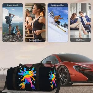 Bolsa de Viaje Escolar con Diseño de <span class=keywords><strong>Ajolote</strong></span> Mexicano en 2D, Estilo de Dibujos Animados, Gran Capacidad, Cierre de Cremallera, el Mejor Regalo para Niños y Niñas, Estilo Moderno, Poliéster - Product Image 6