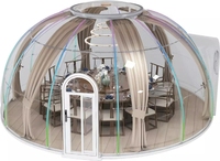 Le plus récent préfabriqué étanche Hotel Resort Glamping PC tente à bulles maison dôme transparente cabine préfabriquée