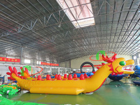 Bateau de banane gonflable commercial d'équipement de bateau de dragon de poisson volant de l'eau