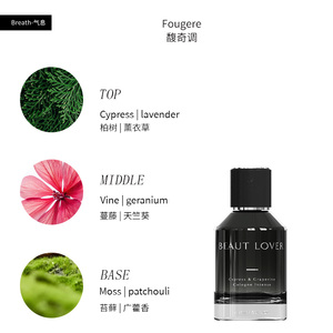 Eau de Parfum Classique pour Homme Cèdre Lavande Mousse Ingrédients Herbacés Naturels Parfum Vente en Gros OEM - Product Image 5