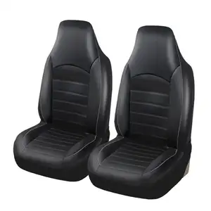 Kanglida Asientos Cubiertas de coche Protector de automóviles Pu Cuero Delantero y trasero Conjunto completo Cubierta de asiento de coche universal