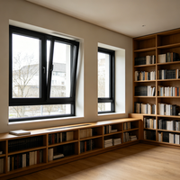 Fenêtres à battants XIYATECH au design moderne, inclinables et pivotantes, en alliage d'aluminium à double vitrage, personnalisées pour une efficacité énergétique, idéales pour les villas