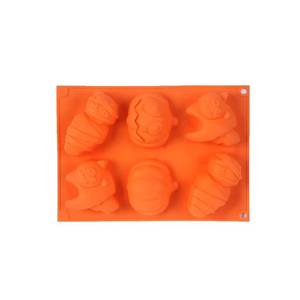 Lovely Halloween Pumpkin <b>Silicone</b> Mold Sustainable Cake <b>Tool</b> for Chocolate Gummy Sugar Candle Use - Product Image 6