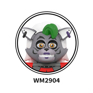 WM6206 FNAF Chica Freddy Roxanne Wolf Vanny Arctic Ballora Montgimery Gator Corrpt Crush Freddy Mini Blocchi da Costruzione Giocattoli per Bambini - Product Image 4