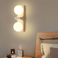 Lampe murale LED simple couleur crème pour intérieur, chambre, restaurant, lumière de chevet jaune pour la maison, le bureau, le salon