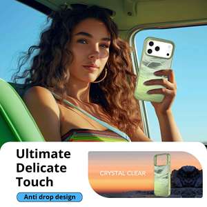 Soonleader Thương Hiệu Mới Gradient Mô Hình Lông <span class=keywords><strong>Imd</strong></span> Quá Trình Mạ Chống Sốc Điện Thoại Bìa Đối Với iPhone 17 16 Pro Max - Product Image 5