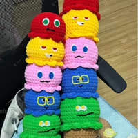Vente en gros de 2025 grandes peluches au crochet Chenile canard au crochet déjà fabriqués à la main cadeaux pour fille cadeau d'anniversaire unique et mignon