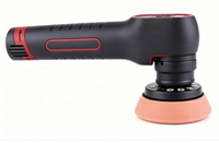 Polisseuse orbitale sans fil mini 10,8-12V DA, excentrique 8mm/12mm, tampon 30-75mm, affichage numérique 4 vitesses pour le detailing automobile