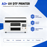Impresora UV de Inyección de Tinta Plana A3 3360 XP600 con Dos Cabezales Automáticos para Cuero/Tarjetas/Carcasas de Teléfono, Vidrio y Metal