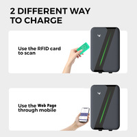 Kontrol APP Baru untuk Wallbox EV 21kW Tipe 2 yang Dipasang di Dinding, Pengisian Daya Rumah, Disetujui CE, Kartu RFID, Wifi untuk Smart Solar Hub