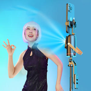 GREATYYT Caméra de téléphone portable réglable à 360 degrés pour la prise de vue Vlog et la diffusion en direct <span class=keywords><strong>Selfie</strong></span> Sticks - Product Image 5