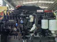 Moteur de construction Cummins 6BTA5.9 180 CV 132 kW 2200 tr/min avec alternateur, démarreur, volant d'inertie, injecteur et pompe à carburant
