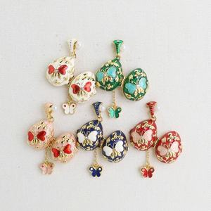 <span class=keywords><strong>Collar</strong></span> con Colgante de Huevo de Mariposa SHINNYGIFTS, Estilo Fabergé, Regalo de Amor para Ella, Esposa, Madre, Amuleto Especial Decorado - Product Image 3