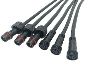 Kustom M12 M15 M16 M18 IP66 konektor pria wanita tahan air dengan 2Pin 3Pin 4Pin 5Pin kabel listrik steker kawat untuk strip LED - Product Image 3