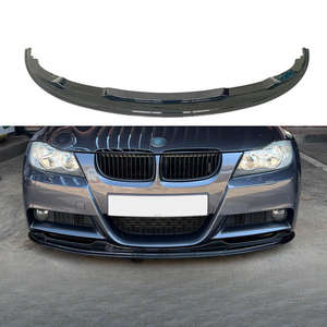 Kit Carrozzeria Professionale M Sport Stile R Nero Lucido Spoiler MP Splitter Paraurti Anteriore per <span class=keywords><strong>BMW</strong></span> Serie 3 E90 2005-2011 - Product Image 1