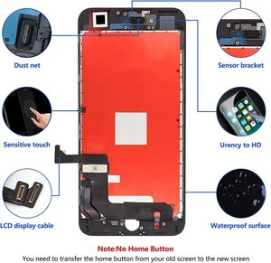 Kit DIY double écran pour remplacement d'écran LCD <span class=keywords><strong>IPHONE</strong></span> <span class=keywords><strong>7</strong></span> Plus & 8 Plus 5,5 pouces Noir & Blanc - Product Image 3
