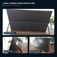 Monitor Portátil de 23.8 Pulgadas y 144Hz, Pantalla Externa FHD IPS con HDMI Tipo-C y Soporte Integrado