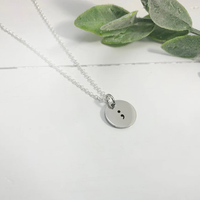 Tongxin nouveau collier point-virgule personnalisé survivant Dainty Zen acier inoxydable collier en or bijoux hommes femmes cadeau