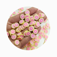 500 G/partij Polymeervruchten Plakjes Klei Citroenhagelslag Plastic Klei Modderdeeltjes Slijm Bedels Groothandel Nail Art Decor 5/10Mm