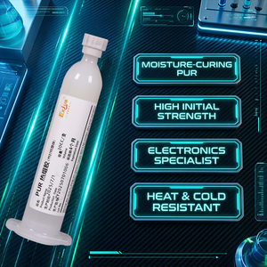 Colle PUR 823 à haute résistance initiale, adhésif réactif polyuréthane antichoc à 720 % d'élongation pour tablettes et appareils portables - Product Image 2