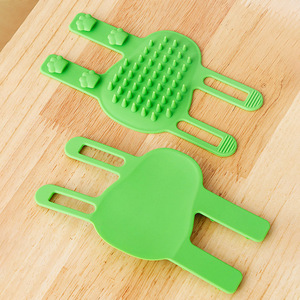 ซิลิโคนแมว tickling Scratcher ผนังมุม Groomer แผ่นแมวแปรงหวีทําความสะอาดตัวเอง - Product Image 2