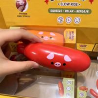 Jouets à pétrir en forme de hot-dogs, blocs de construction simulés, à rebond lent, pour la gestion du stress