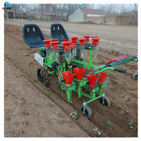 Planteuse de semis de légumes à 4 rangs autopropulsée pour tomates, poivrons, aubergines et olives