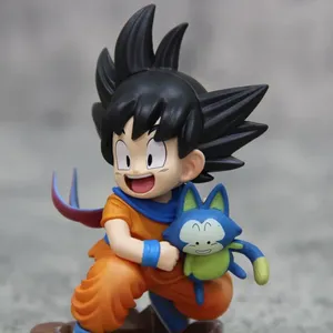 Figura di Son <span class=keywords><strong>Goku</strong></span> con Puar da DBZ, 10cm, in PVC, Action Figure Anime da Collezione, Modellino Regalo per Fan - Product Image 4