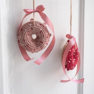 2024 สินค้าใหม่มาใหม่ Amigurumi ที่กําหนดเองถัก Handmade โครเชต์อมยิ้มตกแต่งเค้ก - Product Image 4