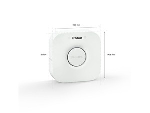 Éclairage intelligent <span class=keywords><strong>PHILIPS</strong></span> Bridge avec passerelle vocale Siri, compatible HomeKit et Matter pour usage résidentiel - Product Image 4